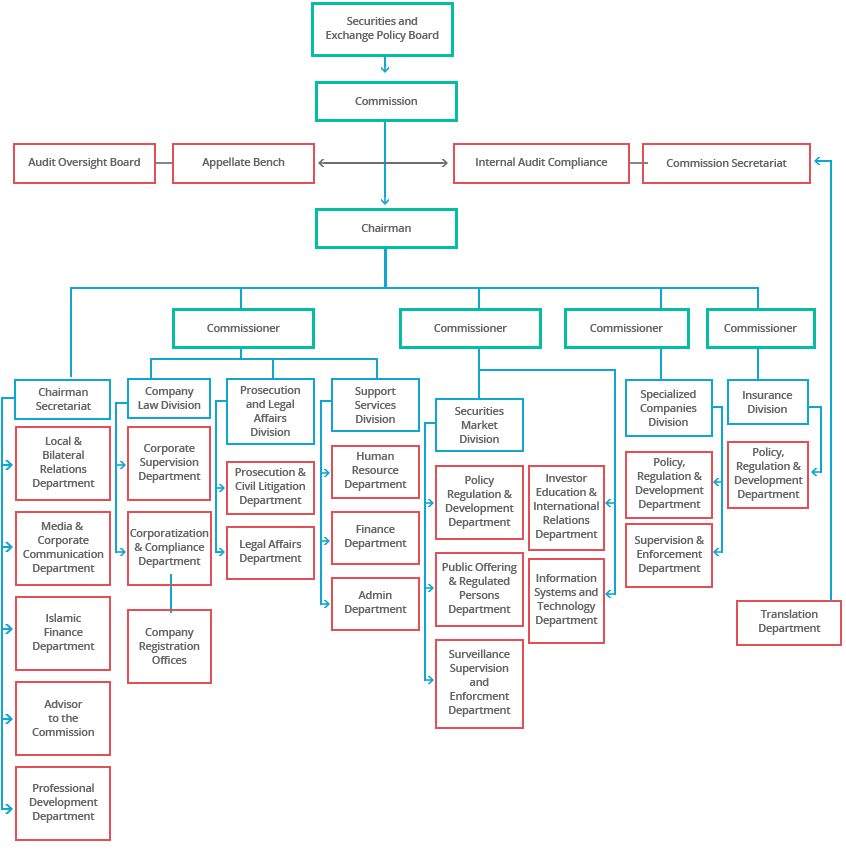 corporate structure chart